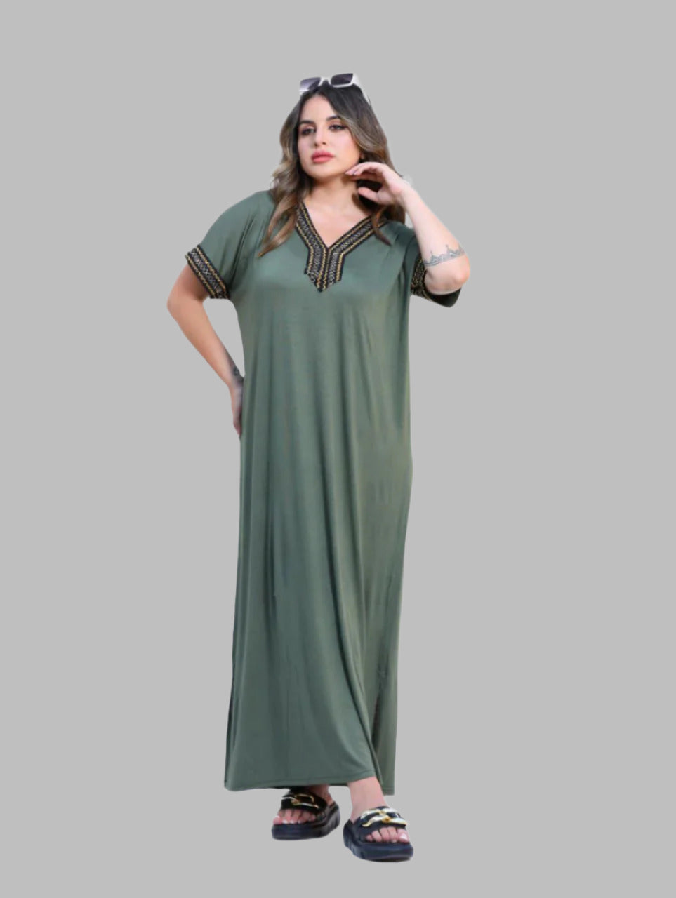 Lele 100% Pure Cotton Home Abaya