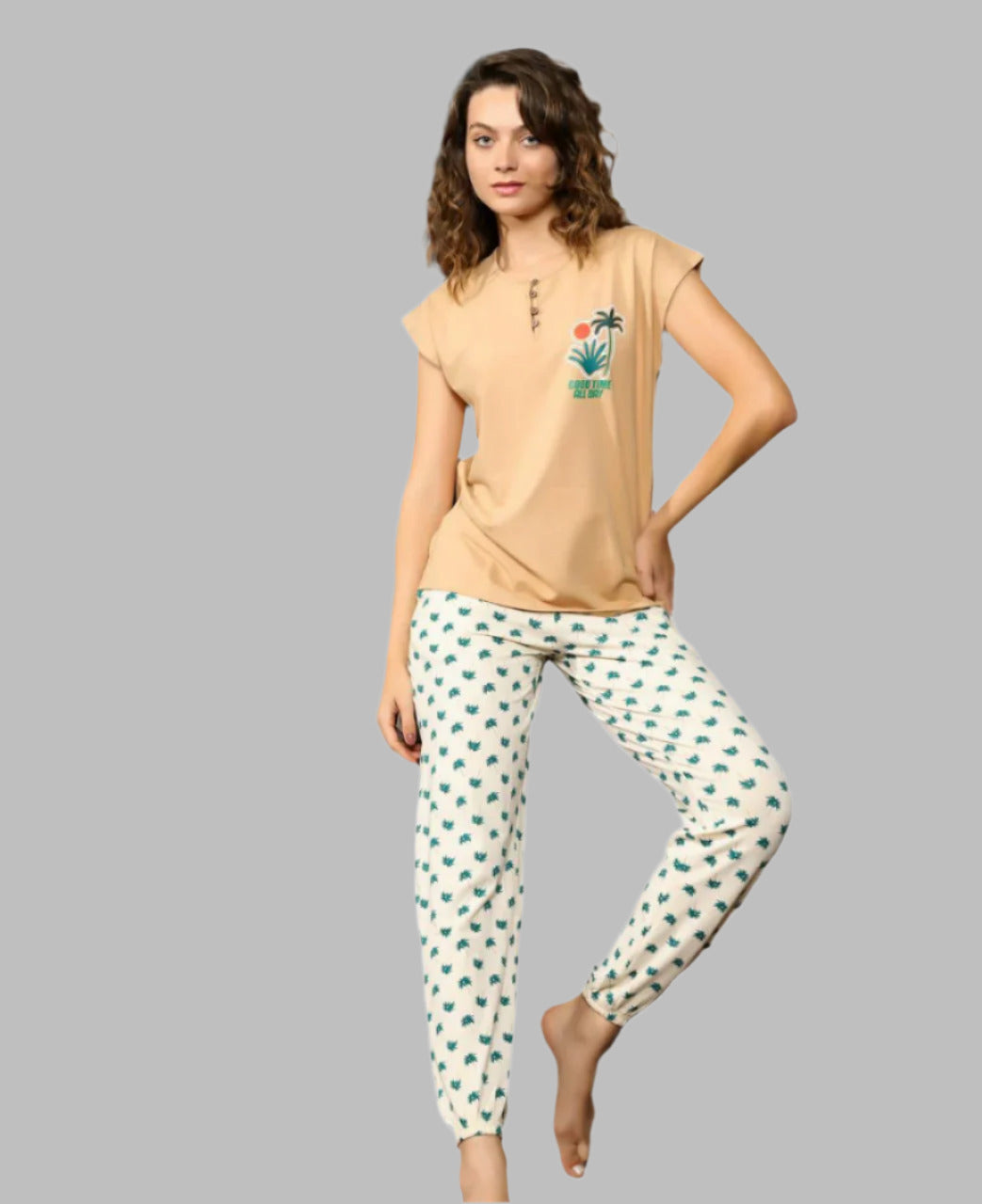 Smile Emily Plus Size Pajama set