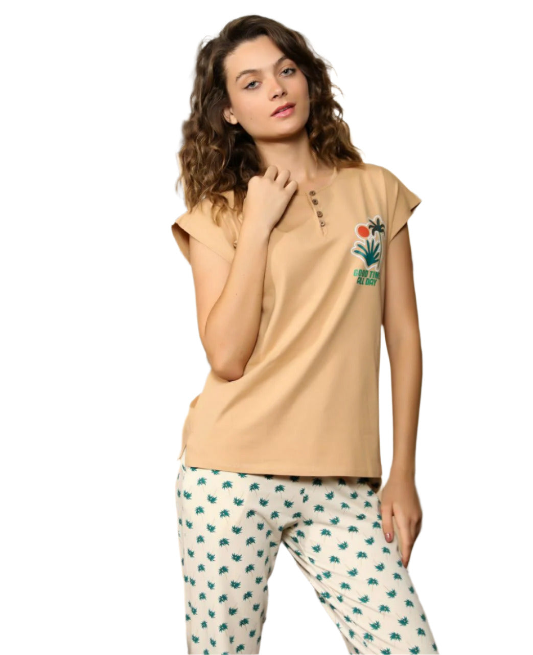 Smile Emily Plus Size Pajama set