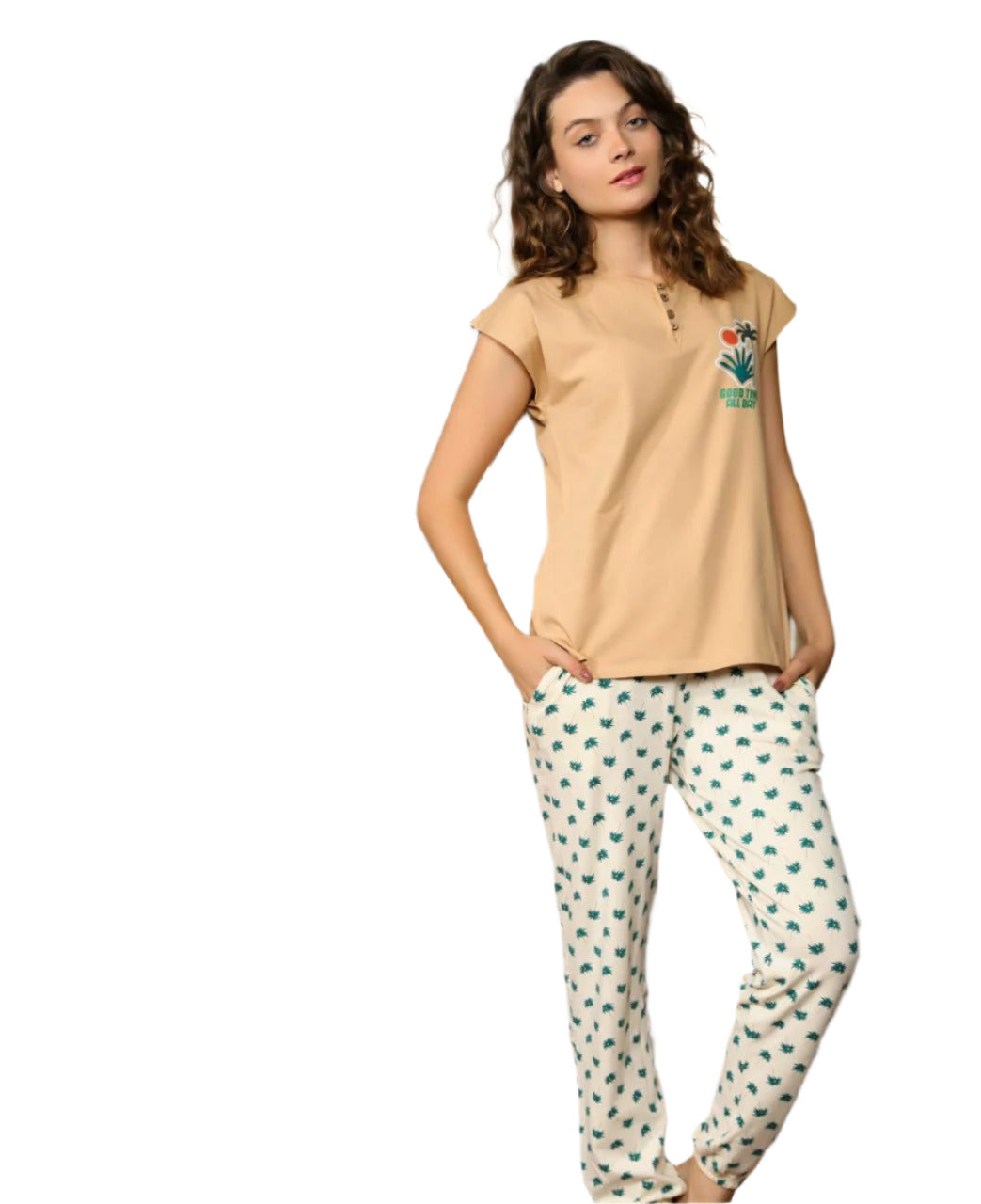 Smile Emily Plus Size Pajama set