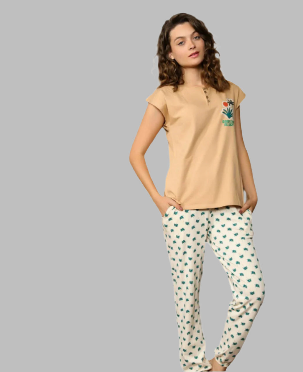 Smile Emily Plus Size Pajama set
