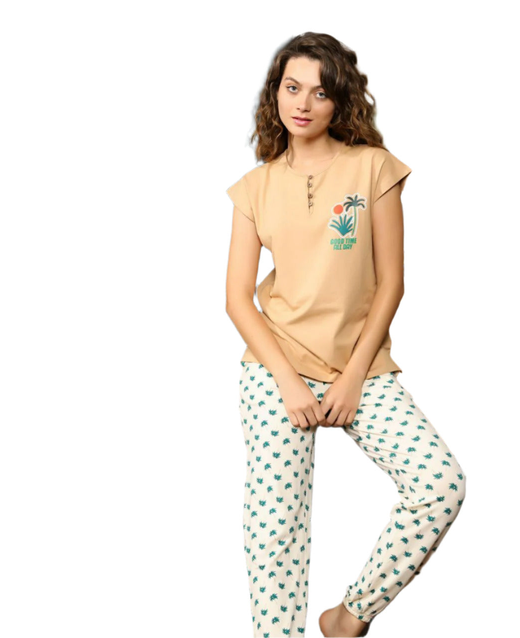 Smile Emily Plus Size Pajama set