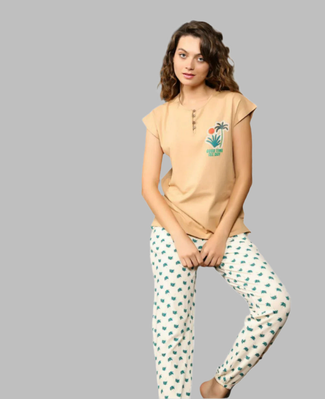 Smile Emily Plus Size Pajama set