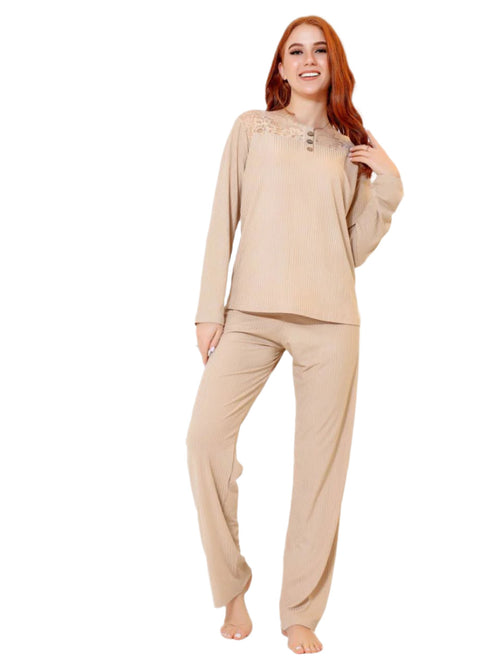Kindo Moro Sleeves  Pajama Set