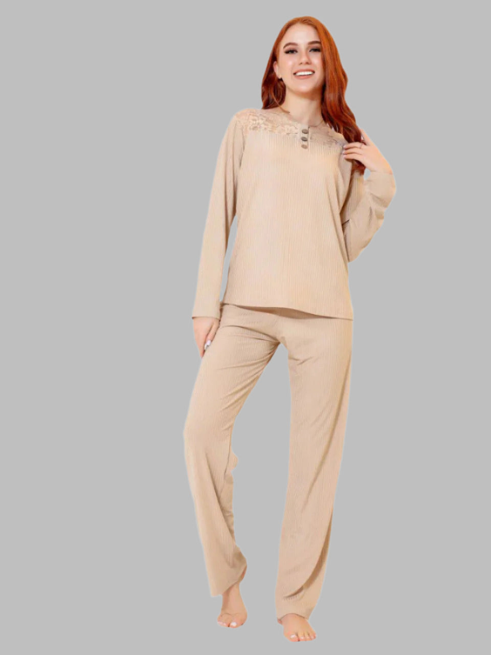 Kindo Moro Sleeves  Pajama Set